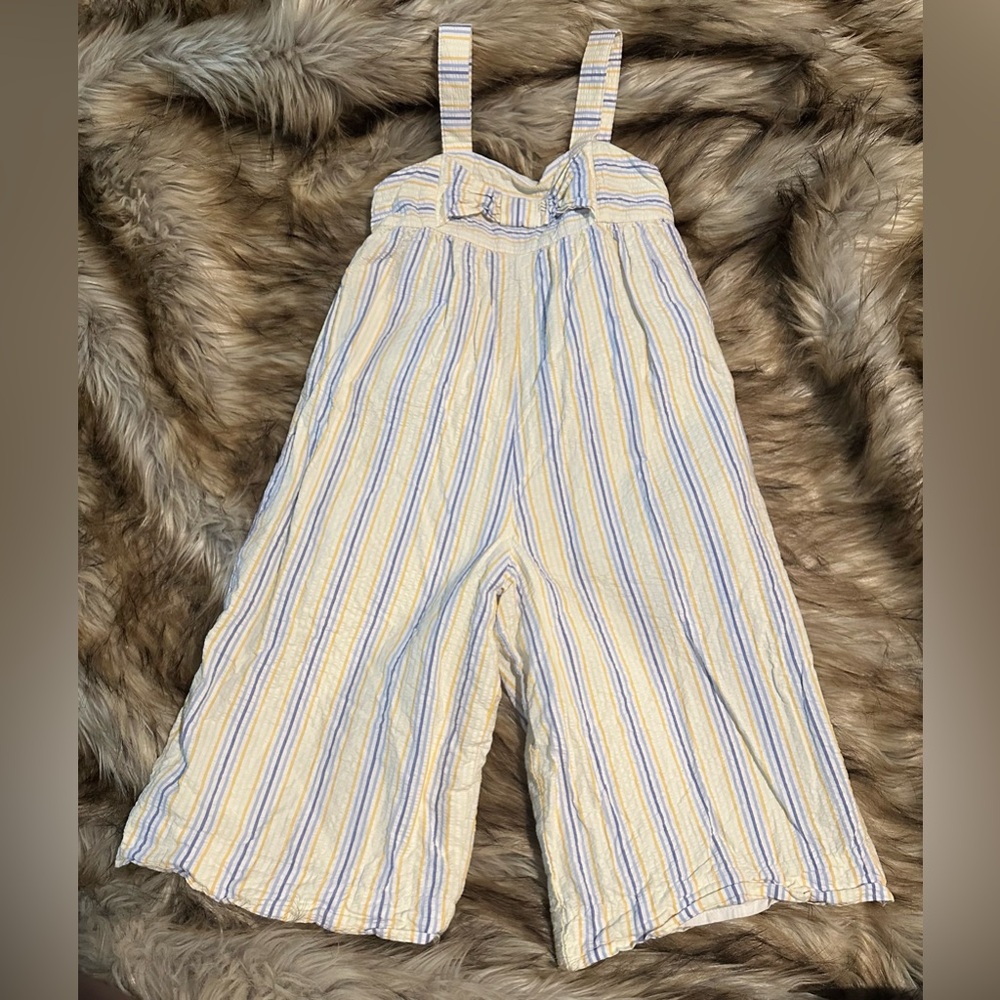 Janie and Jack Searsucker jumpsuit size 4